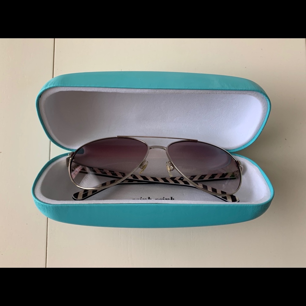 Kate Spade Blossom Sunglasses w/ Case - Silver - Picture 7 of 10
